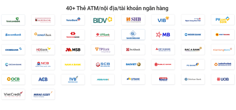 40+ Thẻ ATM/nội địa và tài khoản ngân hàng
