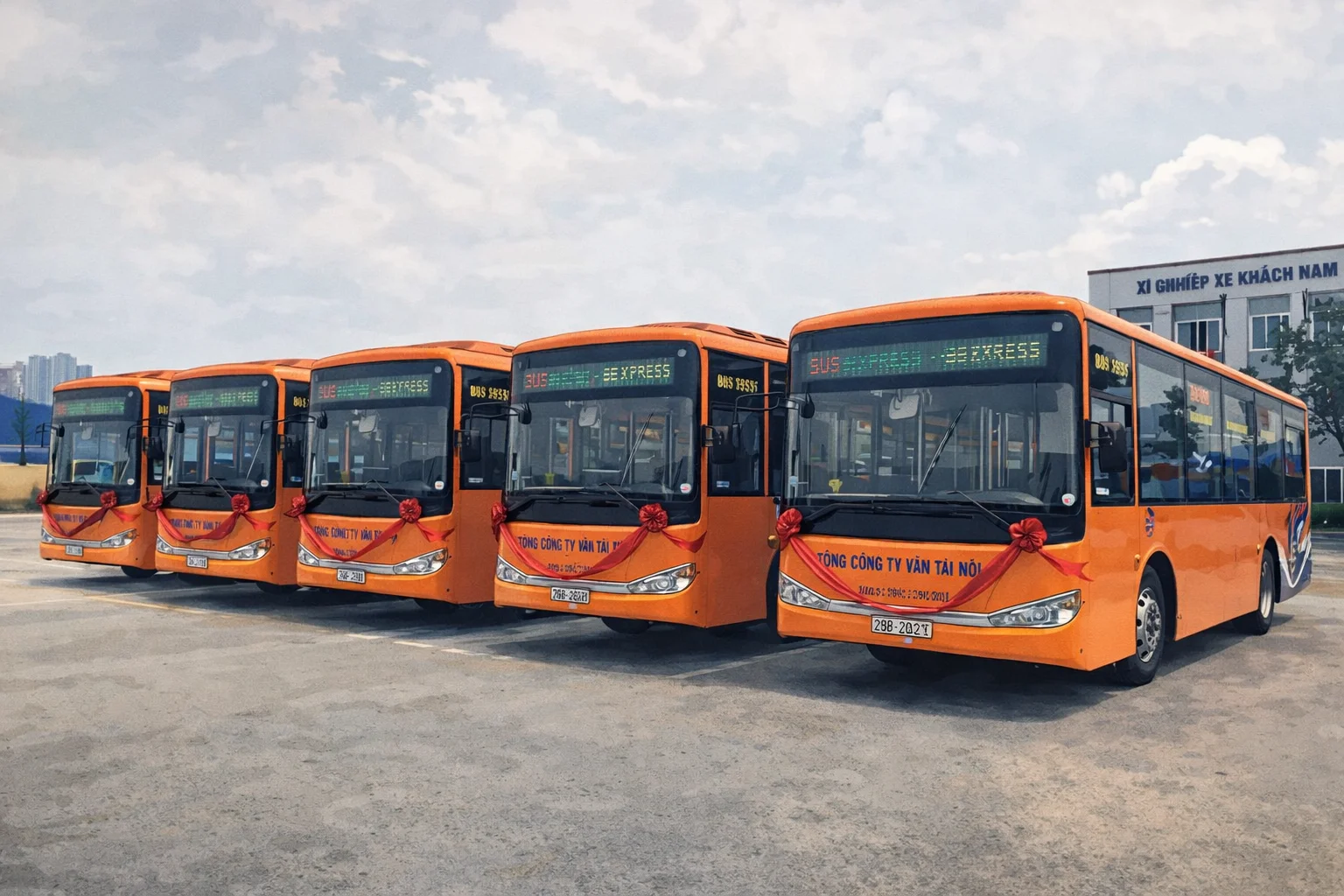 Đội xe Bus Nội Bài Express